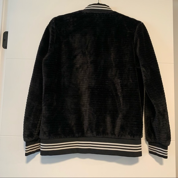 Cynthia Rowley | Fuzzy Lightweight Bomber-Style Jacket - Picture 6 of 14